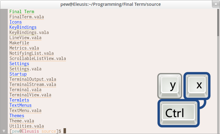 Final Term – a modern terminal emulator