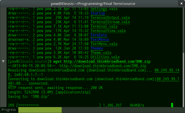 trminal programming define